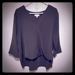 Prologue green hi-lo shirt